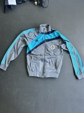 De colección 07-08 Adidas Fenerbahçe SK Centenario Chaqueta de Pista Gris Alas Cian Hombres M