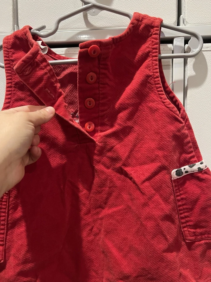 Conjunto de vestido general de pana y estampado dálmatas vintage Disney 102 Foto 3 de 4