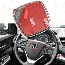 54mm Black Steering Wheel Emblem Sticker For Civic Accord Crz Crv Racing 2007-17 54mm Black Steering Wheel Emblem Sticker For Civic Accord Crz Crv Racing 2007-17