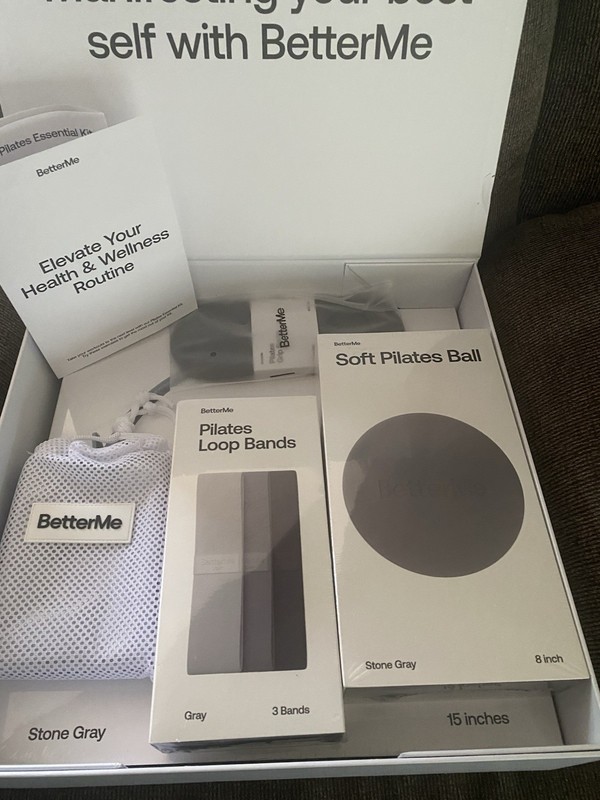 Better Me Pilates Essential Kit Stone Gray New In Original Box