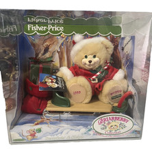 Fisher Price Briarberry Collection 1999 Christmas Berrykris Sleigh Bear NIB
