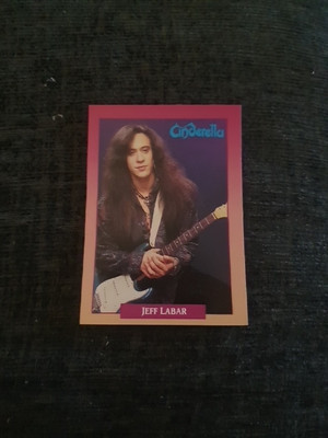  Jeff Labar 1991 Brockum Rock Cards  #69 Cinderella 
