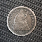 1853 *O*  ARROWS SEATED LIBERTY  SILVER HALF DIME   **NICE ** FREE SHIPP! C3134