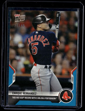 Enrique Hernandez - 2021 MLB Topps Now #976 Blue 39/49 Parallel Boston Red Sox
