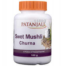Divya Swet Mushli Churna Shvet Musli Powder Safed Musli Choorna Ramdev 100g