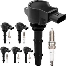 HQPASFY UF535 Ignition Coils Pack  Iridium Spark Plugs Set of 6 Compatible with