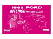 1963 Galaxie Assembly Manual Interior 500 Xl Country Sedan Squire New 1963 Galaxie Assembly Manual Interior 500 Xl Country Sedan Squire New