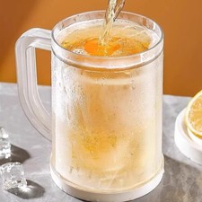 Cold Drink Chilled Cups Ice Coffee Cup Freeze Beer Glass Party Beverage Ice Mugs