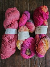 Merino, Silk, Rambouillet, Hand-dyed Yarn Lot