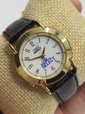 Serviced [N. MINT] 1990s Timex Indiglo ''WINSTON SELECT'' Advertisement watch 
