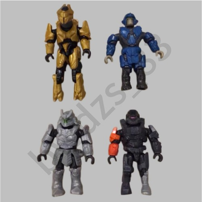 #ad #ad Mega Bloks Construx Halo HKT17 Spartan Anubis Elite Ultra Brute in Loose 4X $50.00