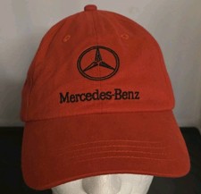 Vintage Mercedes-Benz Cap Formula 1 Racing Wear Red Hat Sport Style Adjustable