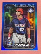 2024 Topps Pro Debut - Gabriel Rincones Jr. #PD-54 Blue Foil /150 (RC)