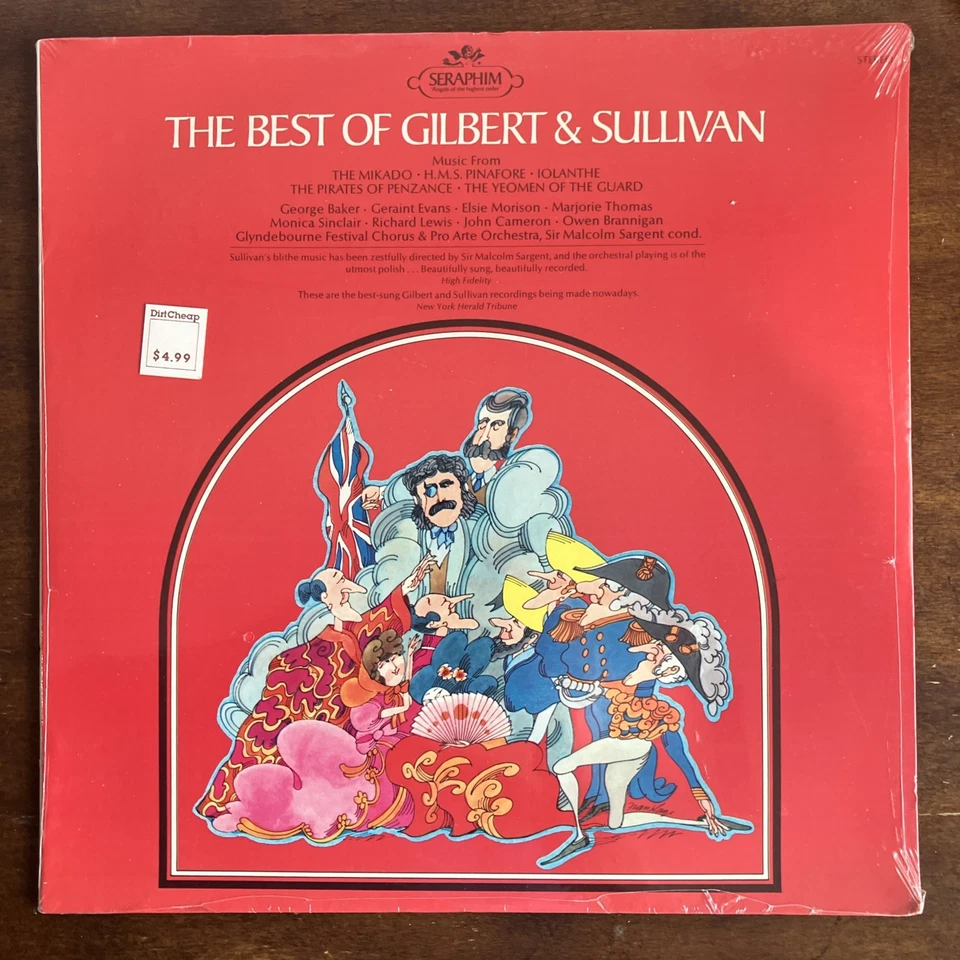 The Best of Gilbert and Sullivan - New OG 1970 Mint Sealed Vinyl Record - Image 2 of 4