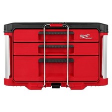 Milwaukee PACKOUT Multi-Depth 3-Drawer Tool Box - Red 48-22-8447