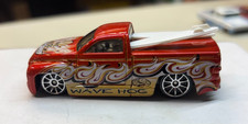 2003 Hot Wheels Mainline #211 SWITCHBACK Orange w/White Boards w/Chrome 10 Spoke