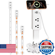 Electrical Outlet Extender Stick Features 2 USB-A, USB-C and 2 AC Outlets, Exten