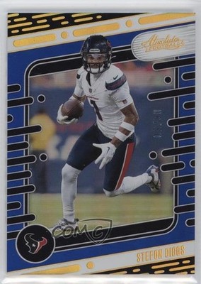 2024 Panini Absolute Blue Spectrum 6/50 Stefon Diggs #42 3hd