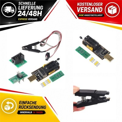 CH341A USB BIOS EEPROM Programmierer SOIC8 SOP8 Clip 24 25 93 Serie