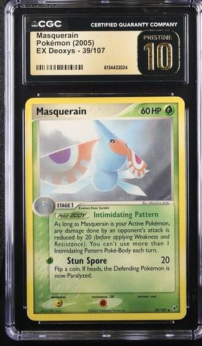 Masquerain graded CGC 10 for sale on eBay