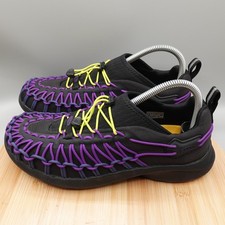 KEEN Shoes Womens 9.5W Black Purple Uneek SNK Hiking Outdoors Camp 1025441