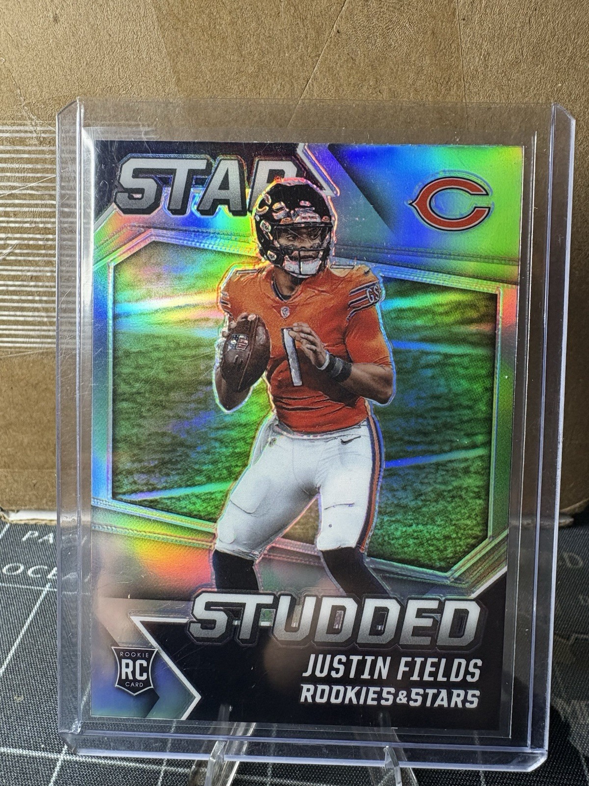 2021 Panini Rookies & Stars - Star Studded Justin Fields #SS-24 (RC) Silver