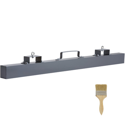 60'' Hanging Magnet Magnetic Sweeper Tool 93lbs Lifting Magnet for Forklift