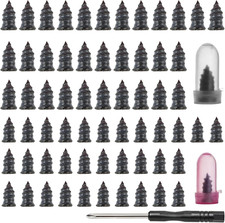 70PCS Screw in Tire Plugs, Tire Repair Screws, Tire Repair Rubber Nail Kit with