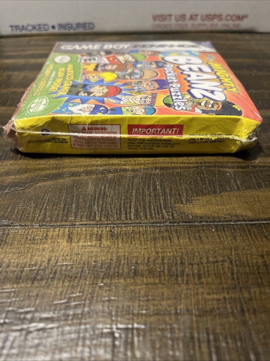 Mighty Beanz Pocket Puzzles - Nintendo Gameboy Advance (GBA