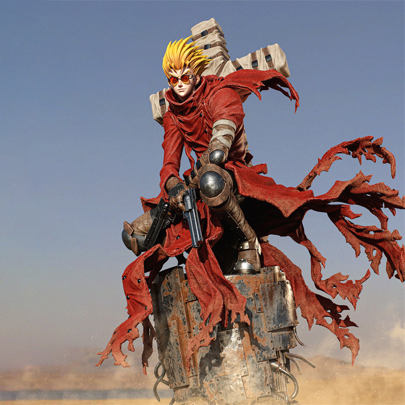 Vash the Stampede 3D print figure 1/6 44cm Model Kit Unpainted