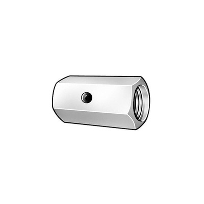 GRAINGER APPROVED 205831BG CplgNt,Stl,Zn,1/4