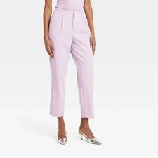 NEW A New Day Women's Tapered High Rise Ankle Length Tailored Trousers Size 12