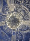 Antique Higbee Clear Paneled Thistle Celery Vase Bee Stamp Spooner EAPG — photo 6
