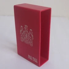 vintage PALL MALL pack protector for King Size no filter cigarettes, c.1960—nice