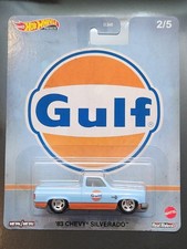 New Hot Wheels Premium Gulf '83 Chevy Silverado
