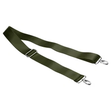 59" Shoulder Strap, 1.5" Width Adjustable Strap with Metal Swivel Hooks, Green
