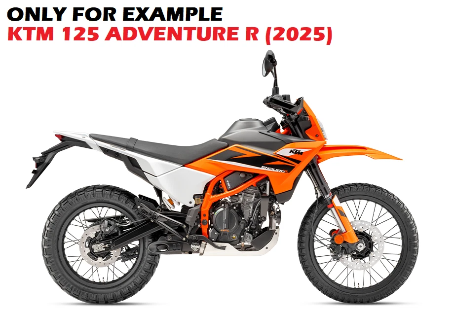 Reposapiés (par) apto para KTM 125 ENDURO R (2025) Foto 3 de 3