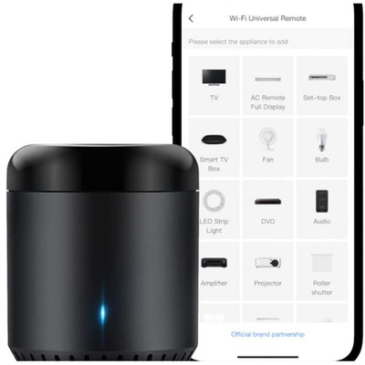 Broadlink RM Mini 3 Smart Home Hub WLAN IR Fernbedienung Universal Schwarz
