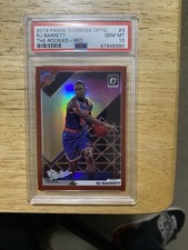 2019-20 Donruss Optic RJ Barrett The Rookies Red Holo /99 #3 PSA 10 RC