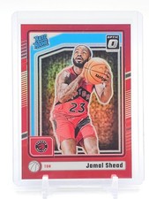 JAMAL SHEAD 2024-25 DONRUSS OPTIC RATED ROOKIE RED PRIZM /99 #296 RAPTORS Q3178