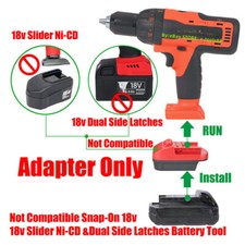 1x Adapter for Milwaukee M18 RED Battery To for Snap-On 18v CTB8187 Battery Tool