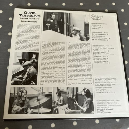 Charlie Musselwhite - Goin' Back Down South - Rare Original Album 1974 - Picture 2 of 7