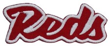 Cincinnati Reds Text Embroidered Applique Iron On Patch Various Sizes Customize