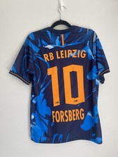 Rb Leipzig 2020/21 Third Football Shirt Forsberg #10 Size Medium 100% Original 