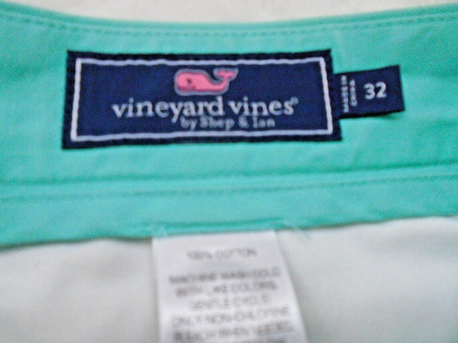 VINEYARD VINES Cotton Solid Mint Green Color Men'… - image 8