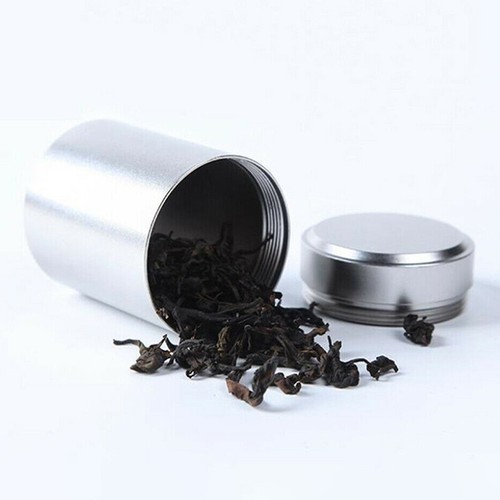 Airtight Smell Proof Metal Herb Can Portable Travel Tea Stash Jar Container Tool - Picture 6 of 17