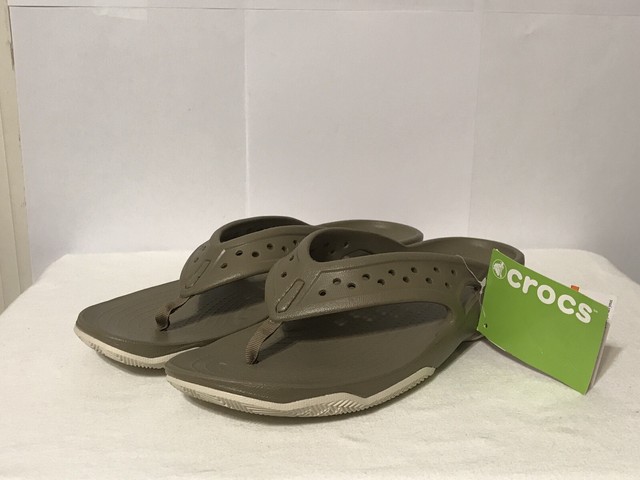 crocs swiftwater deck flip