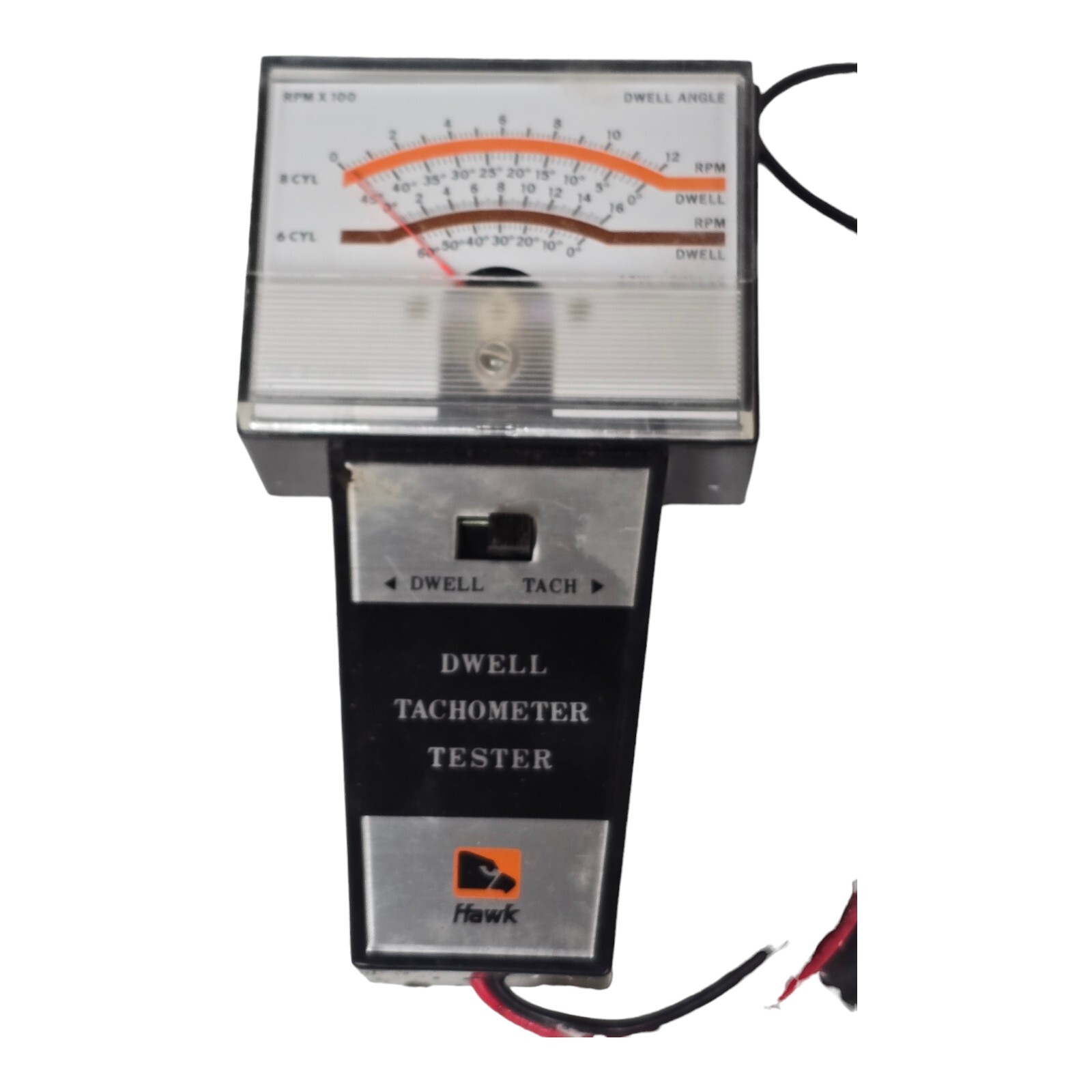 Vtg Hawk Dwell Tachometer Tester Model 742 RPM Mechanics Engine Testing