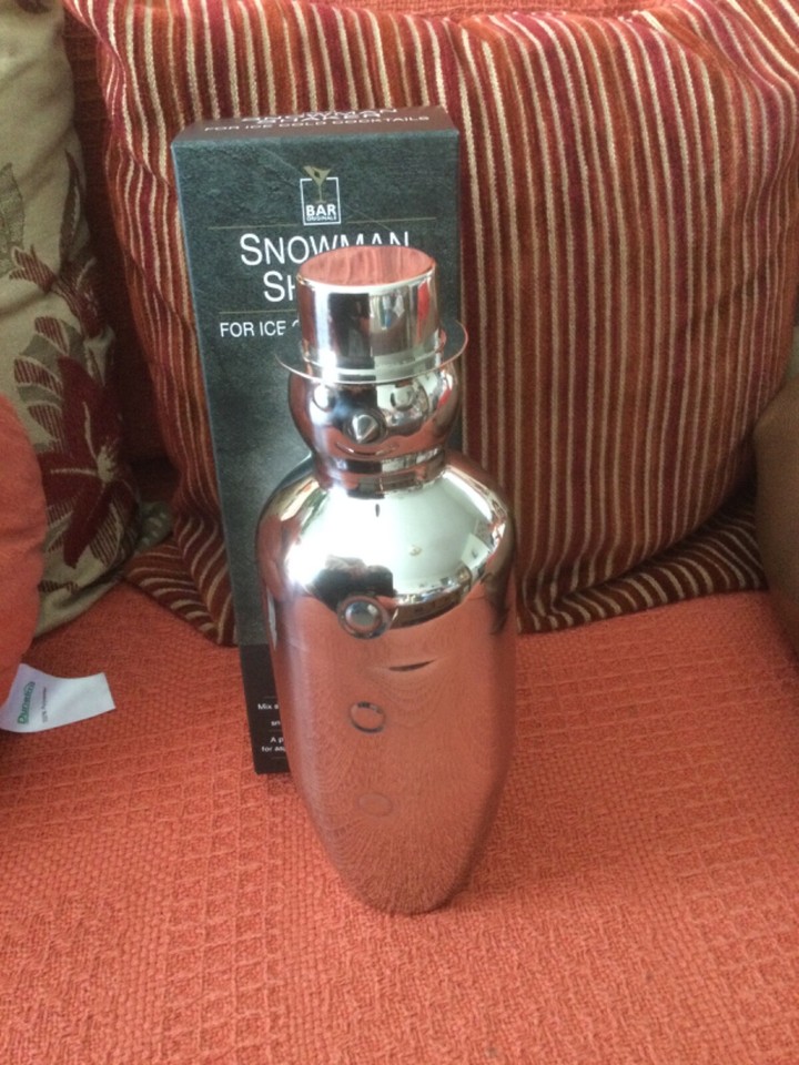 TK Maxx / Homesense Christmas Snowman Cocktail Shaker eBay