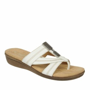 ladies leather thong sandals